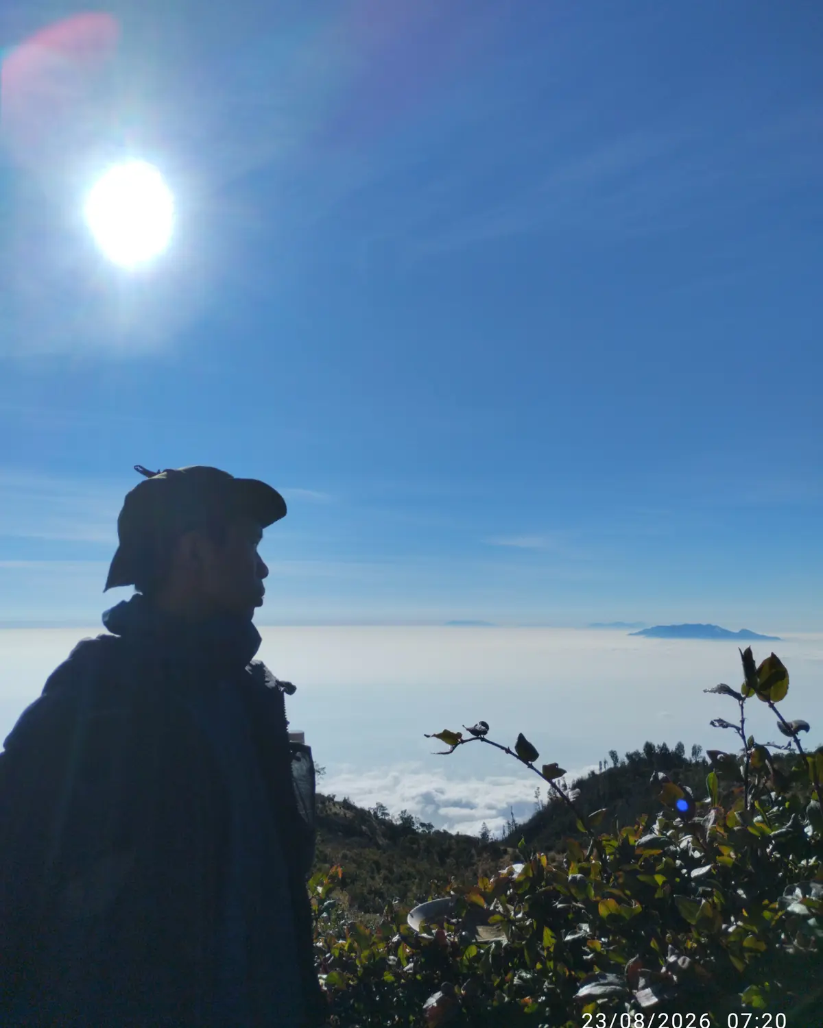 Widi Arrohman and his climb up Mount Lawu.